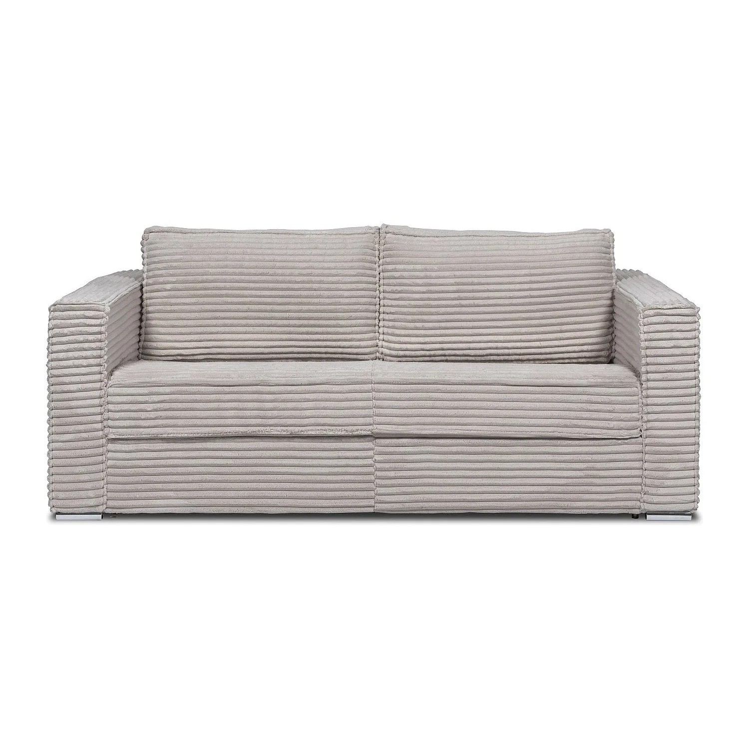 Vente-unique Schlafsofa Loreto Hellgrau 215 cm