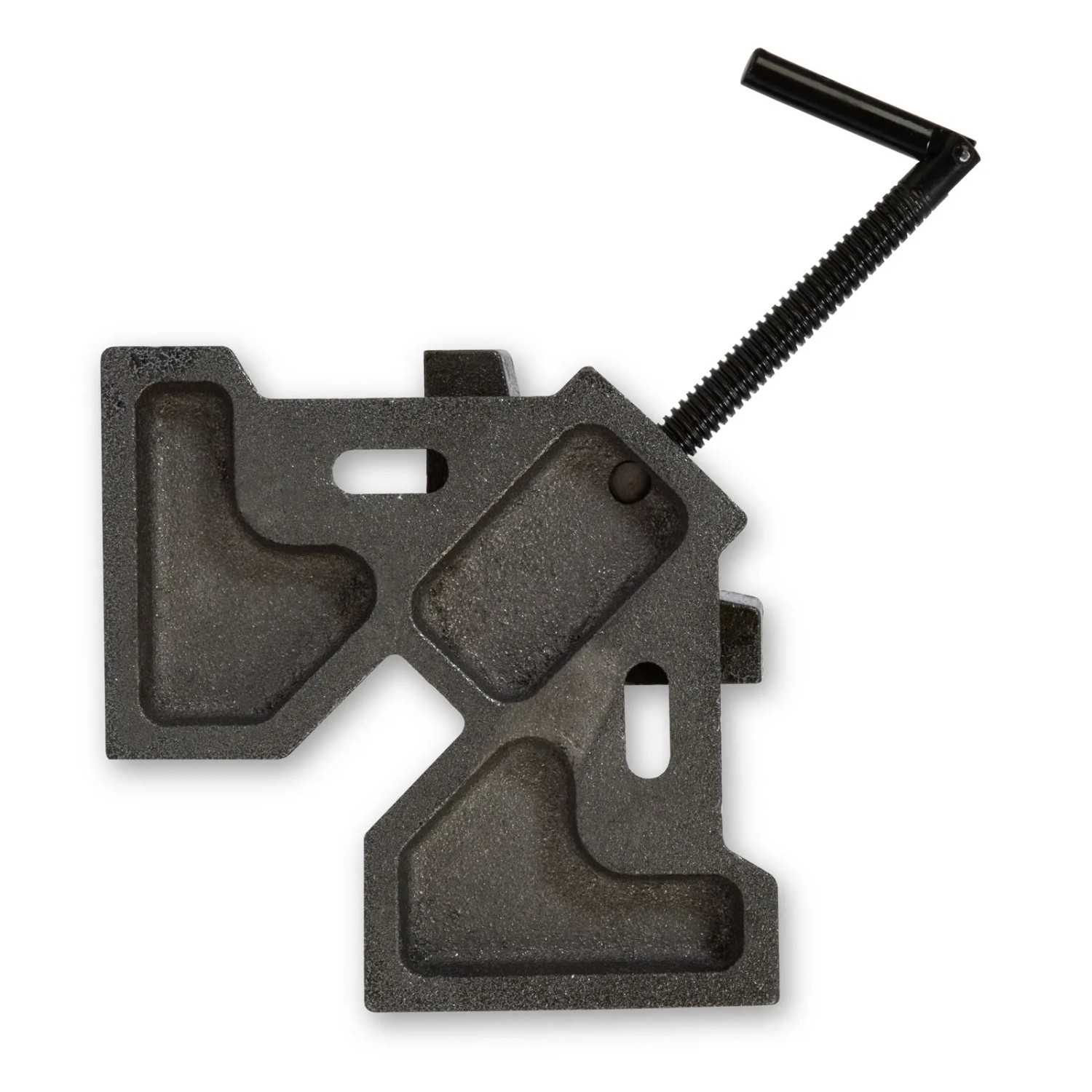 EBERTH Winkelschraubstock, 104mm, Grauguss, für rechtwinklige Werkstücke.
