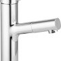 Verchromte baliv Waschtischarmatur WT-680 mit Handbrause, Einhebelmischer für Waschbecken.