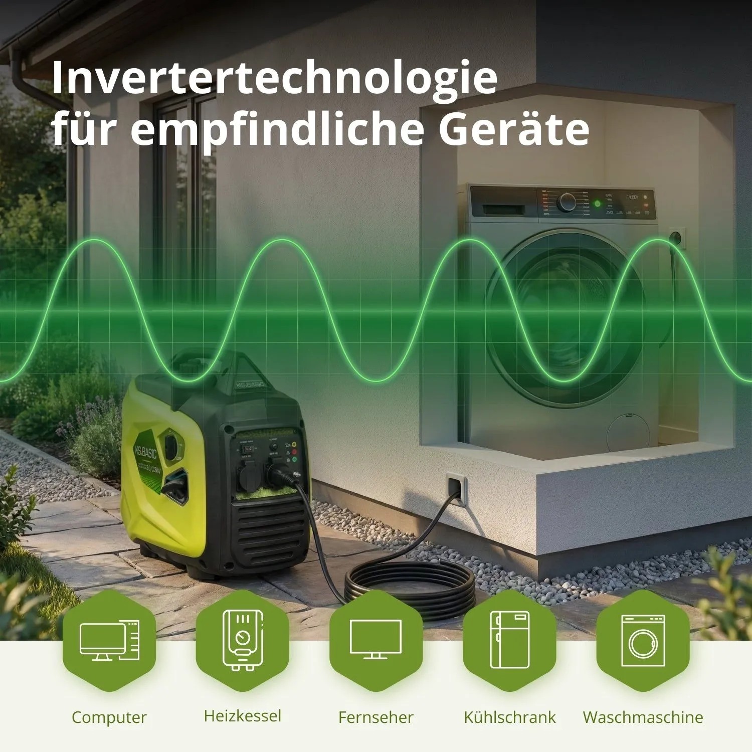 Könner & Söhnen Inverter-Benzingenerator KSB 33i S_2