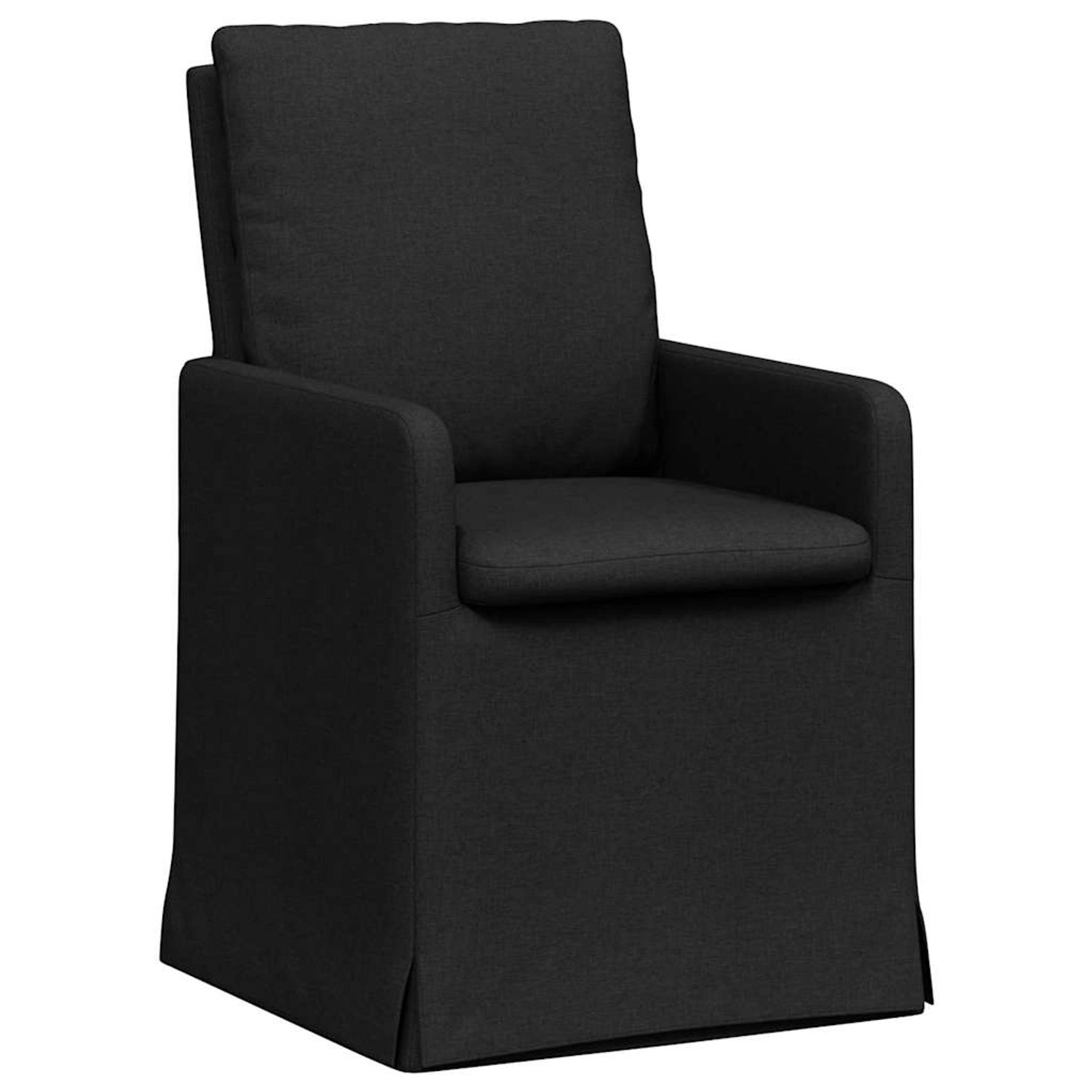 vidaXL Esszimmerstühle 2 Stk Schwarz 57 x 67 x 98 cm Stoff 42017918 günstig online kaufen