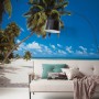 Komar Vlies Fototapete Maldives (300x250 cm) mit Strand- und Palmenmotiv.