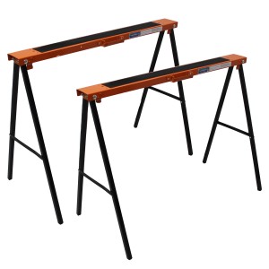 2er Set TRUTZHOLM Klappböcke, je Paar bis 250 kg belastbar, aus robustem Stahl.