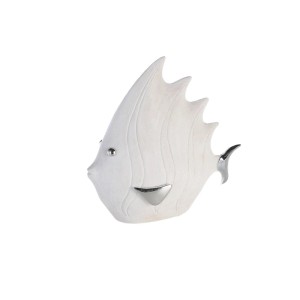 Gilde Figur Fisch Weiß 32 cm x 34 cm