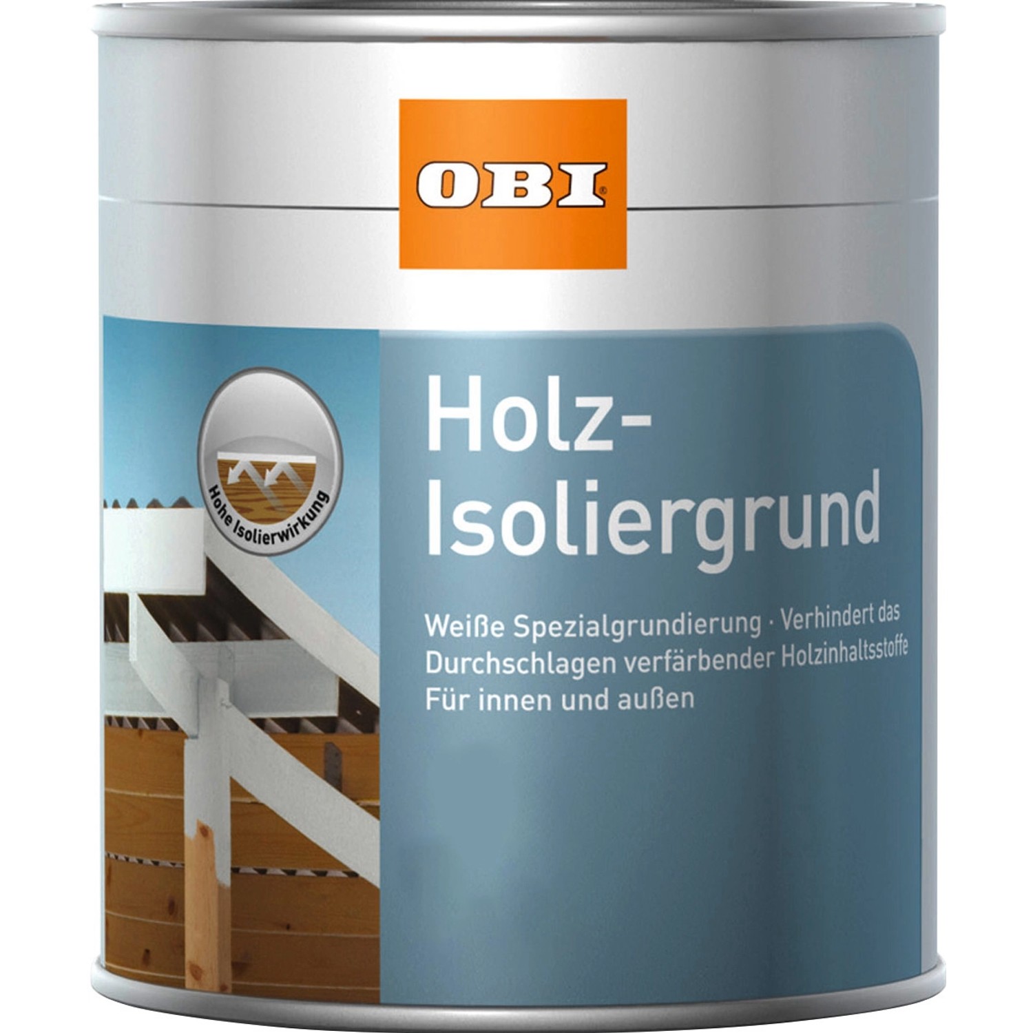 OBI Holz-Isoliergrund Weiß 2,5 l