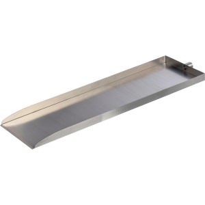 Ubbink Bachlauf Wolga Start Inox, silbernes Edelstahl Bachlauf Element.