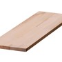 Unbehandelte Leimholzplatte Buche, 120x30x1,8 cm, für Regale und Möbelbau.