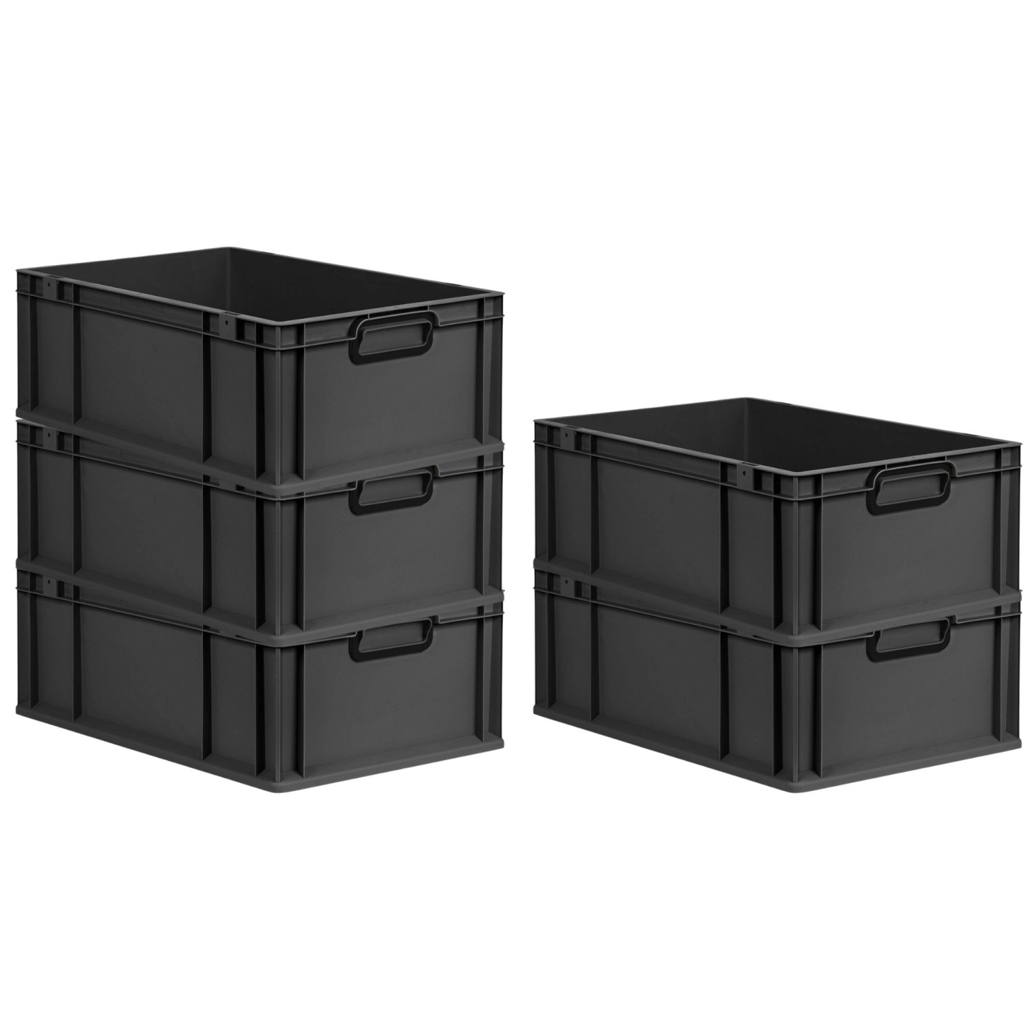 PROREGAL SparSet 5x Eurobox Nextgen Color HxBxT 22x40x60cm 44 Liter Griffe günstig online kaufen