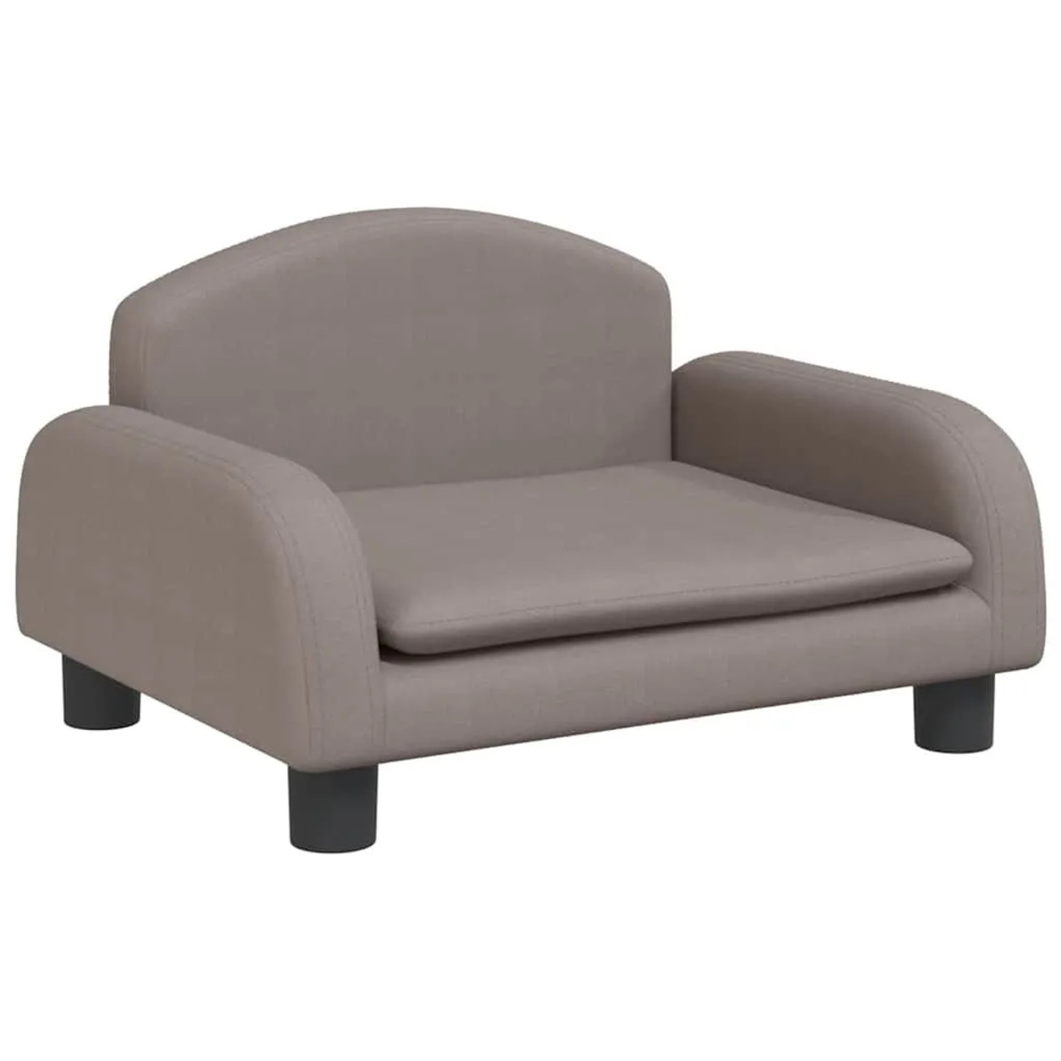 vidaXL Kindersofa Taupe 50x40x30 cm Stoff 3196372