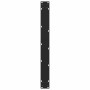 Schwarze vidaXL Esstischbeine (2 Stk.) aus Stahl, 70x72 cm, mit Montagebohrungen.