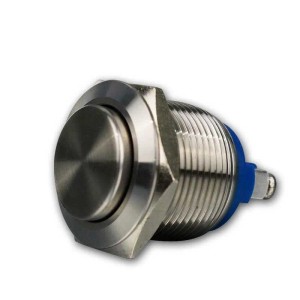 Sintron Metalltaster, 19mm, Schließer, Edelstahl, IP67, für Schalterprogramme.