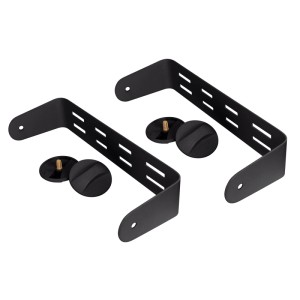Schwarze Dynavox PB-402 Wandhalterungen für Lautsprecherboxen, Set