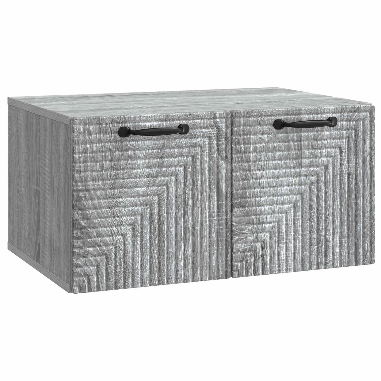 vidaXL Wandmontierter TV-Schrank Graues Sonoma 59,5 x 41 x 30 cm 898681