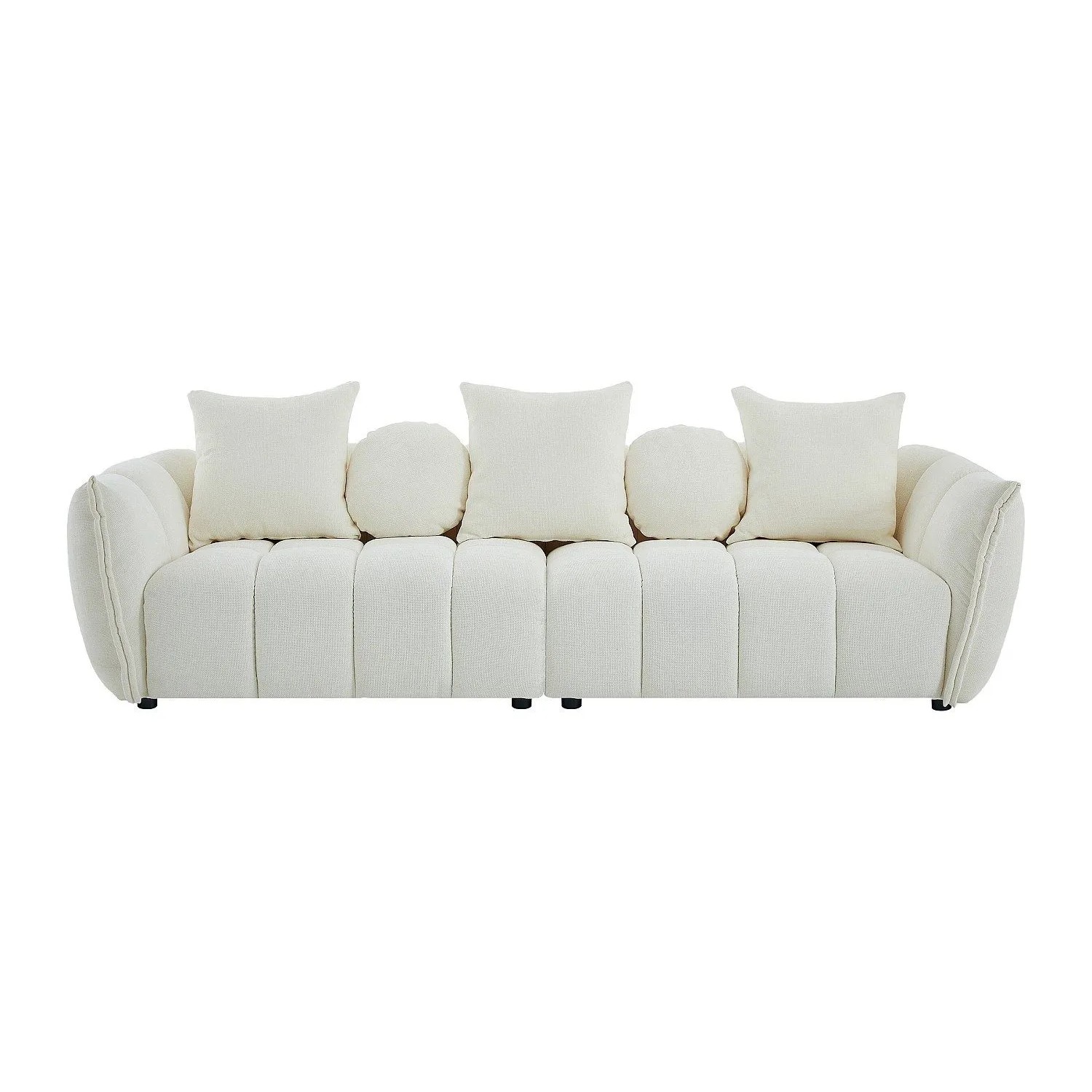 Vente-unique Sofa Ohne Schlafmöglichkeit Gonolon Beige 268 cm