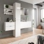 Inn.Furn Schuhschrank in Weiß Hochglanz 91 cm SystemX_8