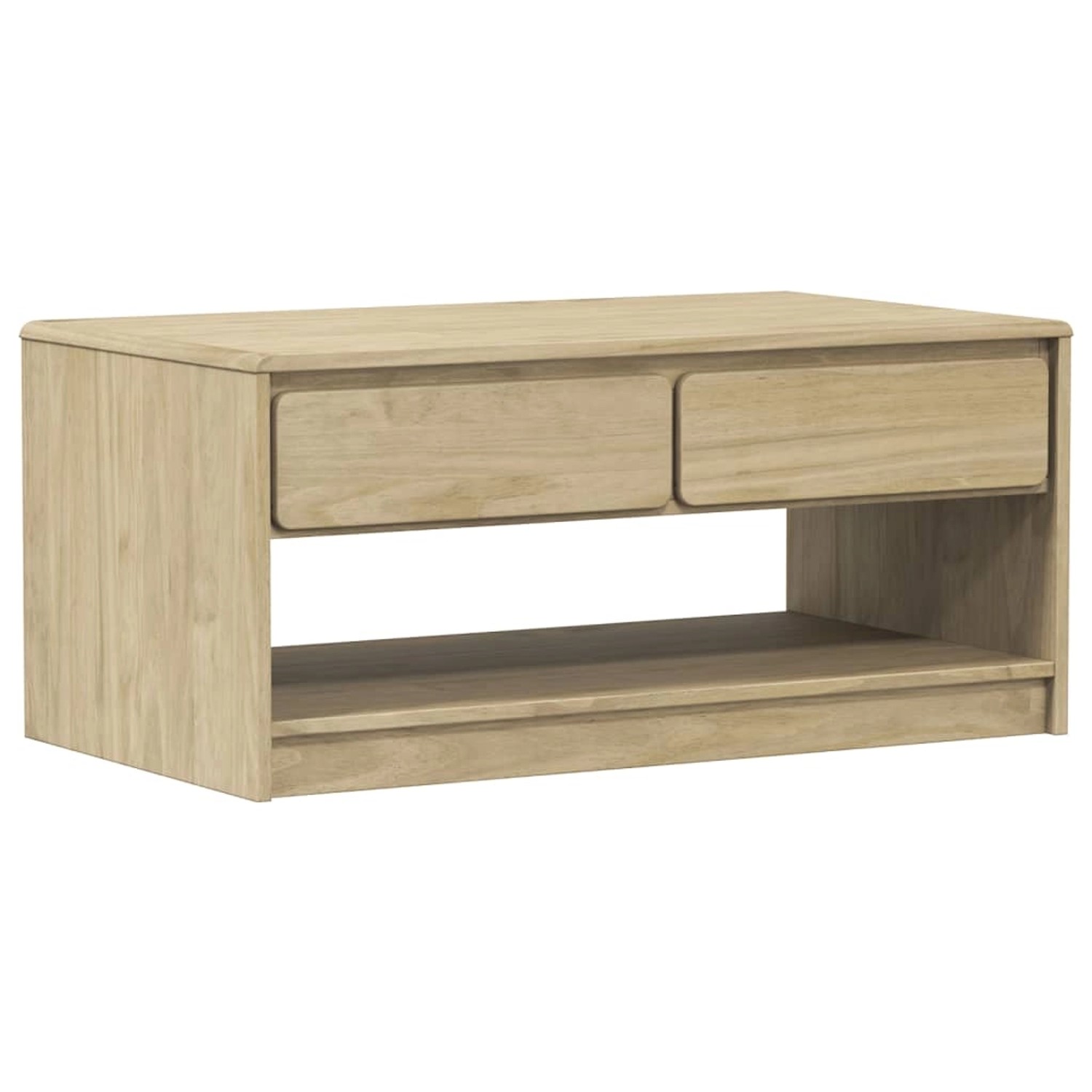 vidaXL Couchtisch SAUDA Eiche-Optik 99x55x45 cm Massivholz Kiefer 377598 günstig online kaufen