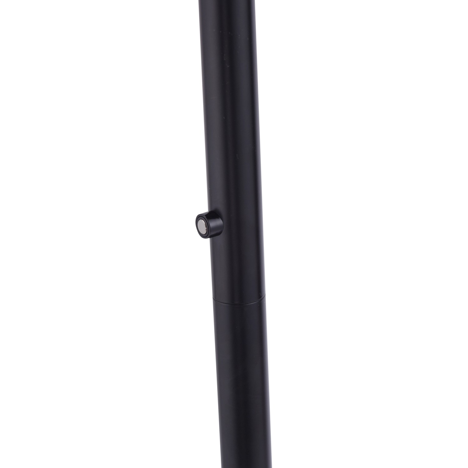 Detailaufnahme: Schwarze Just Light Stehleuchte Hans mit Touchdimmer.