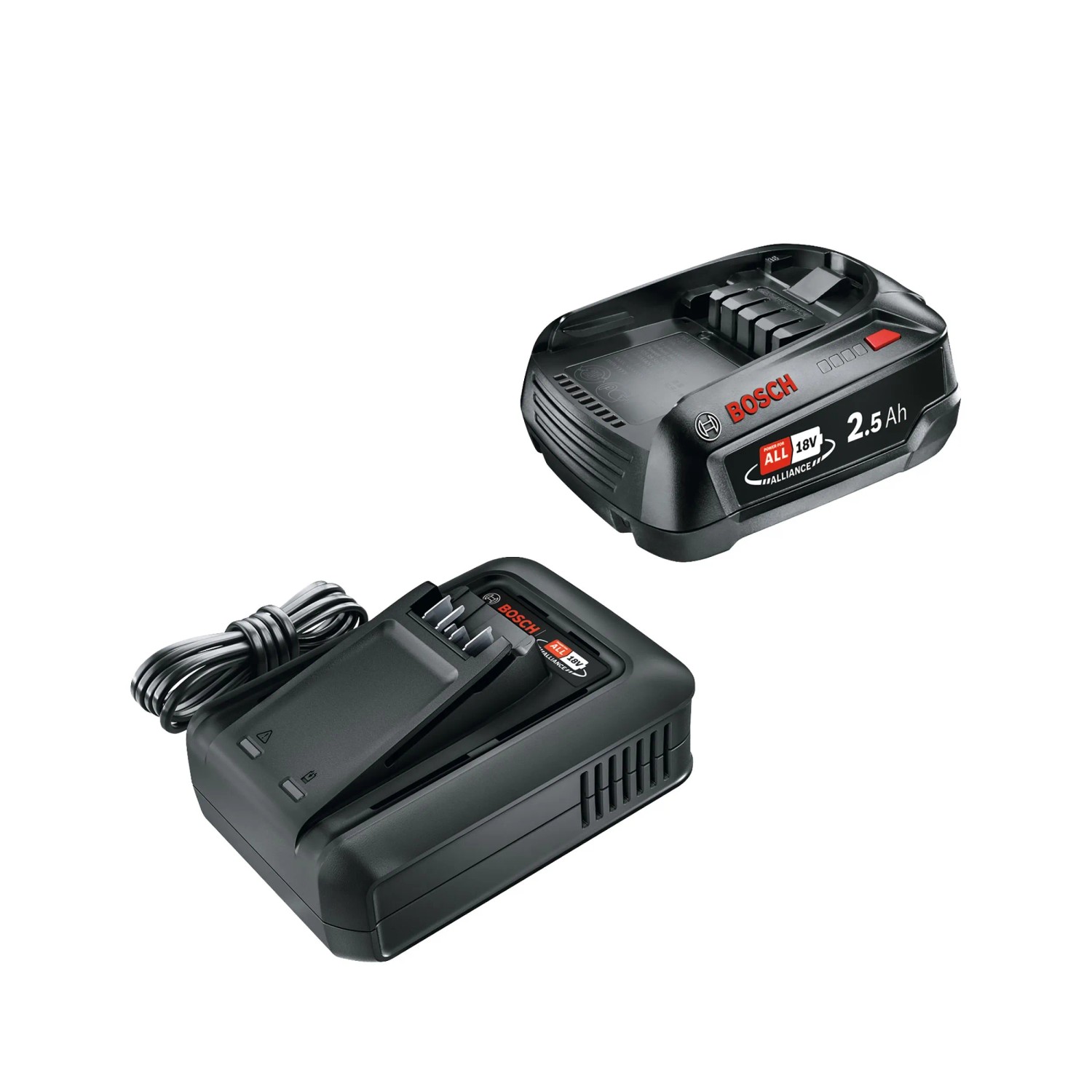 Bosch Home & Garden »PBA 18V 2.5Ah« Akku Starter-Set, inkl. Ladegerät
