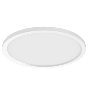 Weiße, runde Philips Hue LED-Panelleuchte Surimu, Ø 39,5 cm, mit RGBW-Funktion.