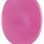 Sanilo WC-Sitz Glitzer Pink aus Holz, stabiler Toilettendeckel in Pink.