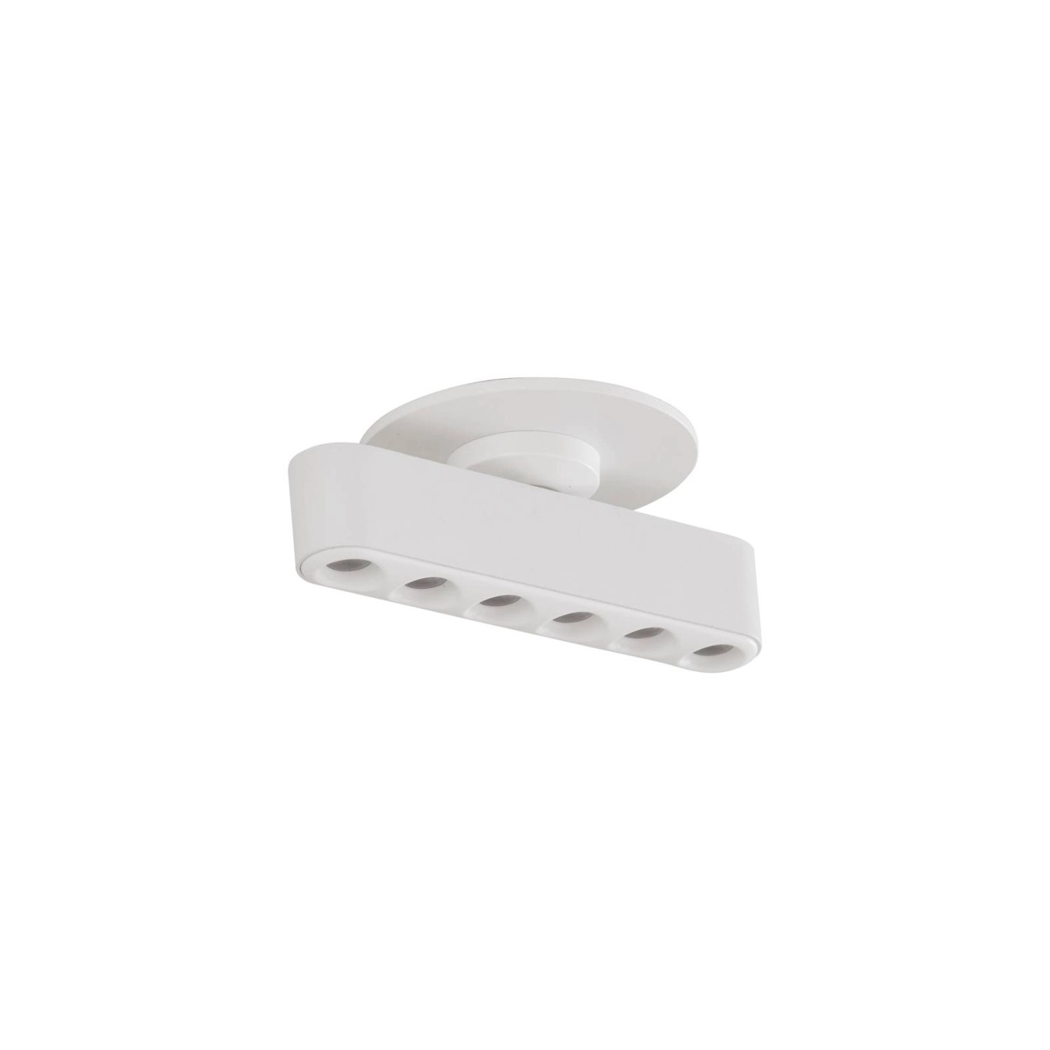 Lindby LED Deckenleuchte Eldrin 10025823 Modern in Weiß aus Aluminium 1-fla günstig online kaufen