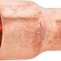 Löt-Reduziermuffe aus Kupfer, 22 mm x 15 mm, für Kupferrohre.