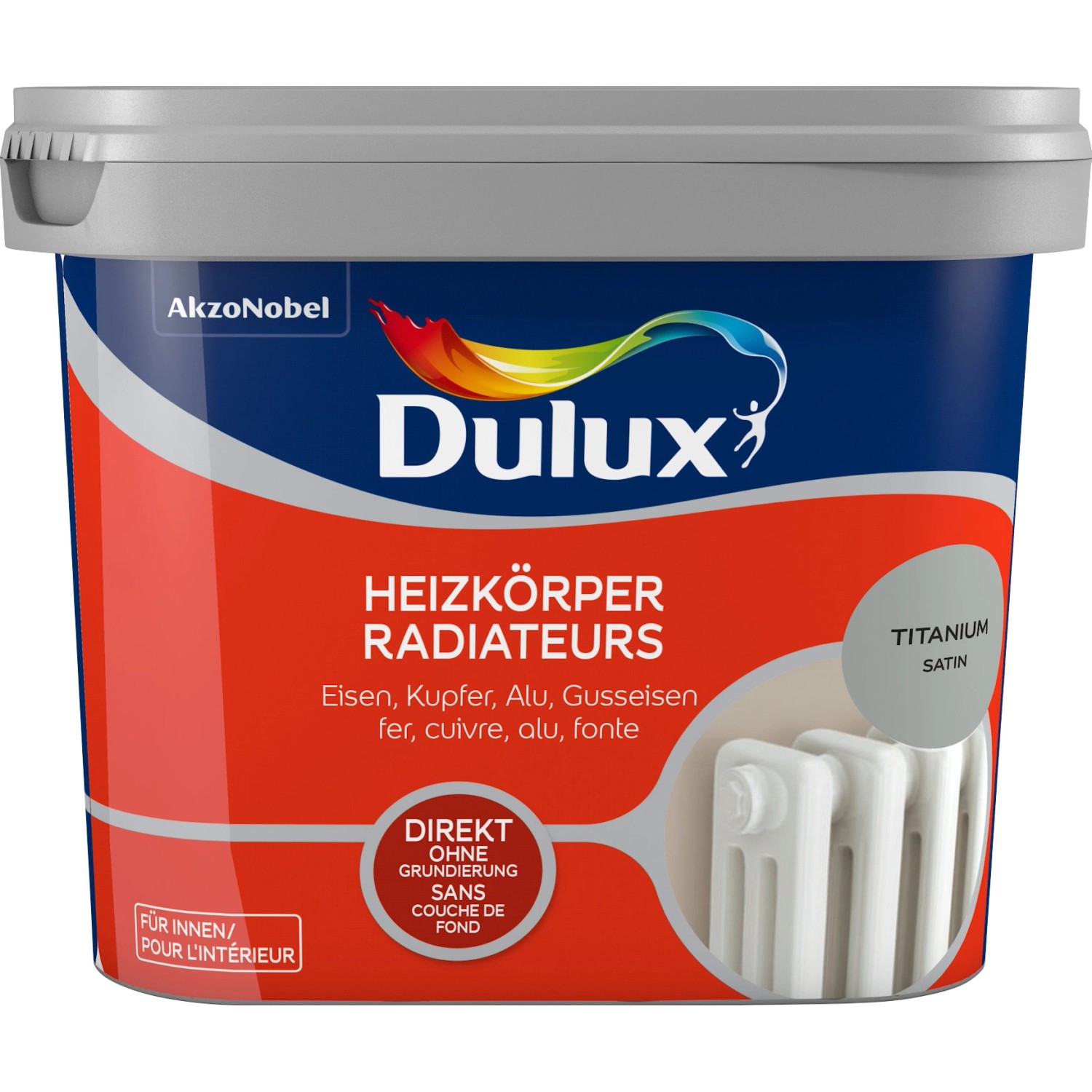 Dulux Fresh Up Heizkörperlack Satin Titanium 750 ml
