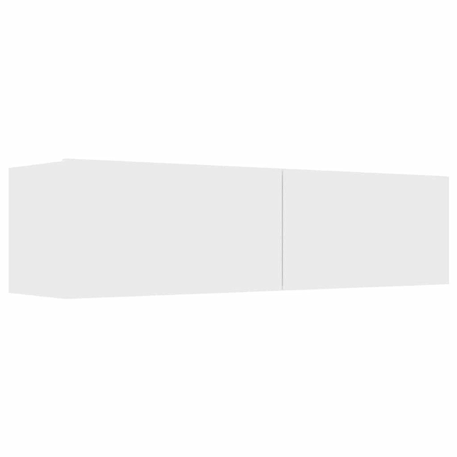 vidaXL TV-Schrank Weiß 120x30x30 cm Holzwerkstoff 801490