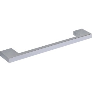 Detailaufnahme: Chromfarbener Bügelgriff für Held Möbel Waschbeckenunterschrank Molina.