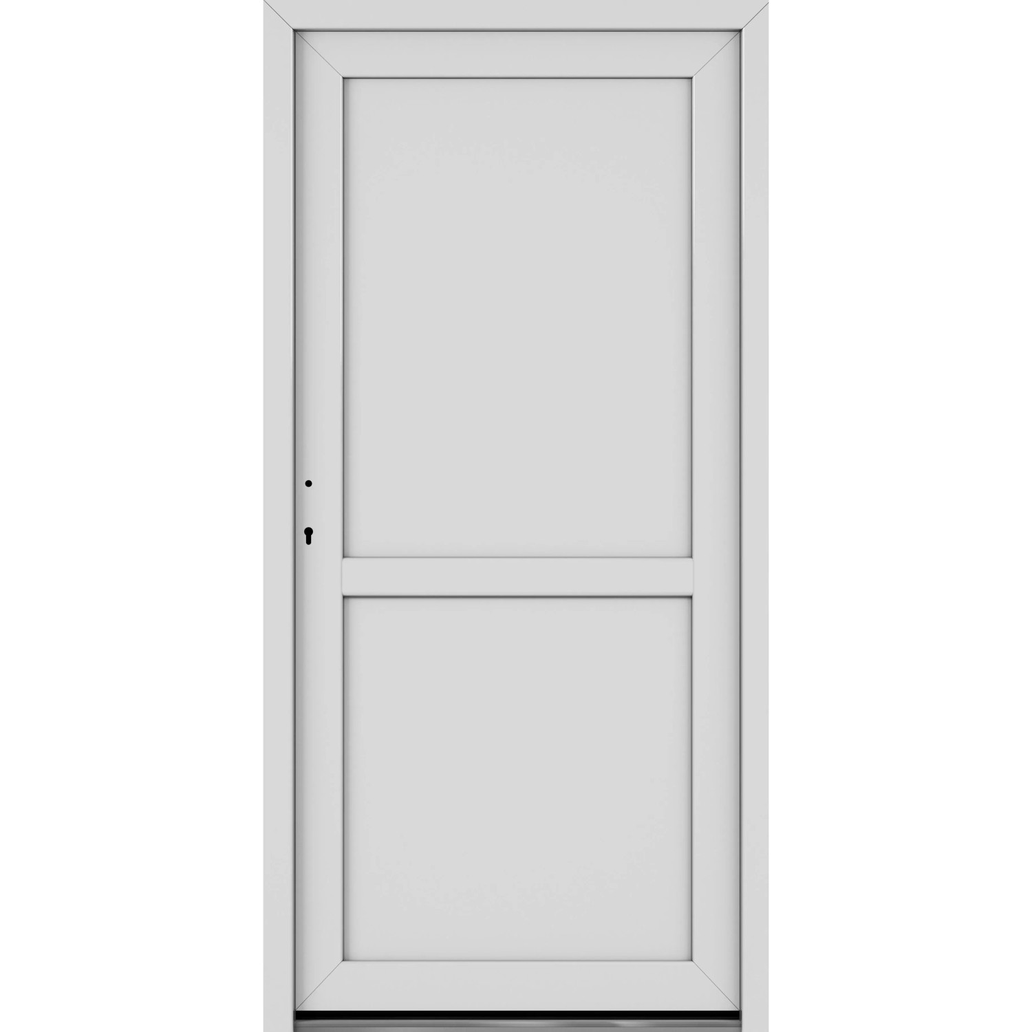 Roro Nebeneingangstür OKE 1150 Kunststoff 5FA Weiß 88 cm x 198 cm DIN L günstig online kaufen