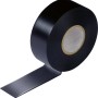 Schwarzes Isolierband, 25mm x 25m, auf Rolle für Elektroinstallation.