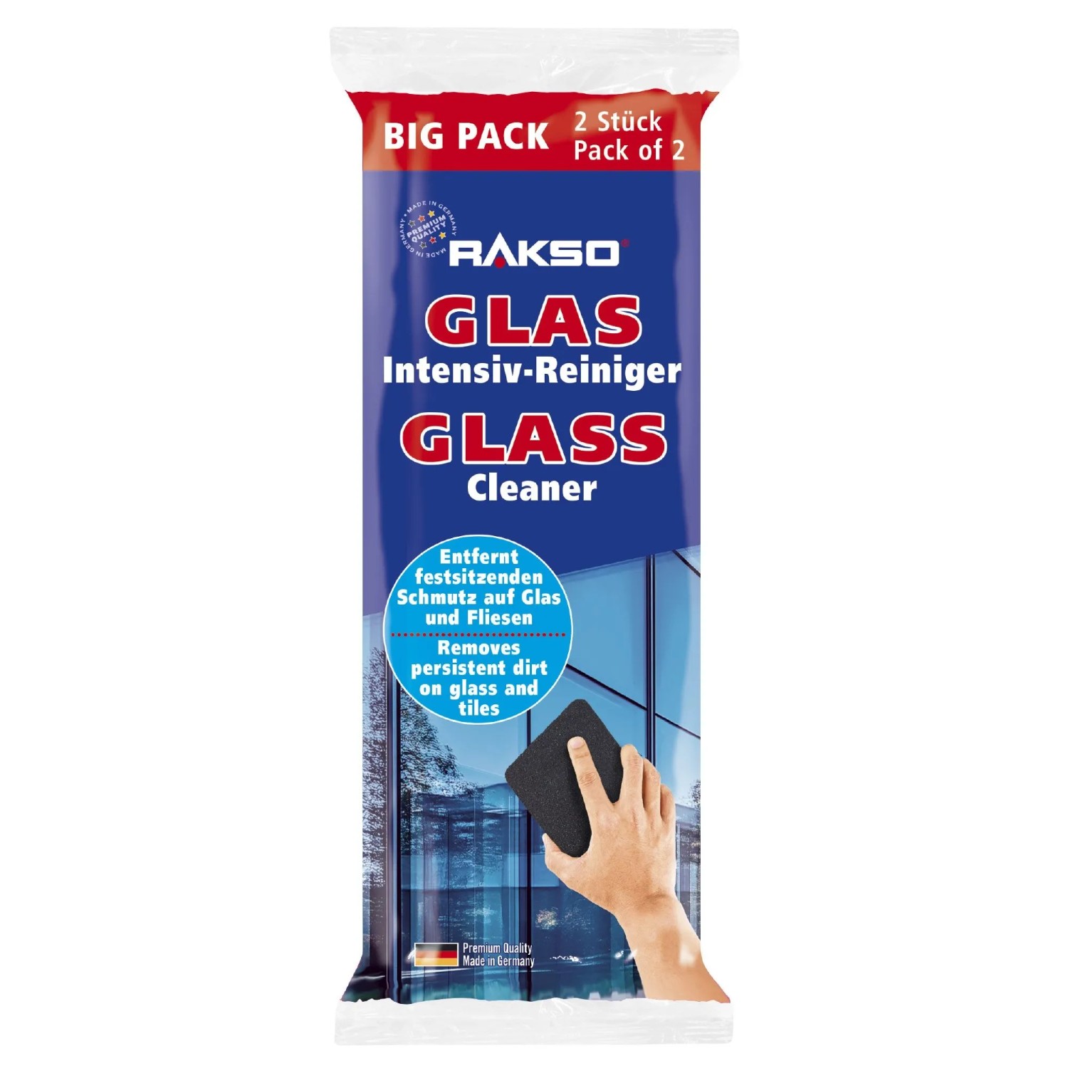 RAKSO Glasreiniger GlasIntensivreiniger  1 x 2 Stück