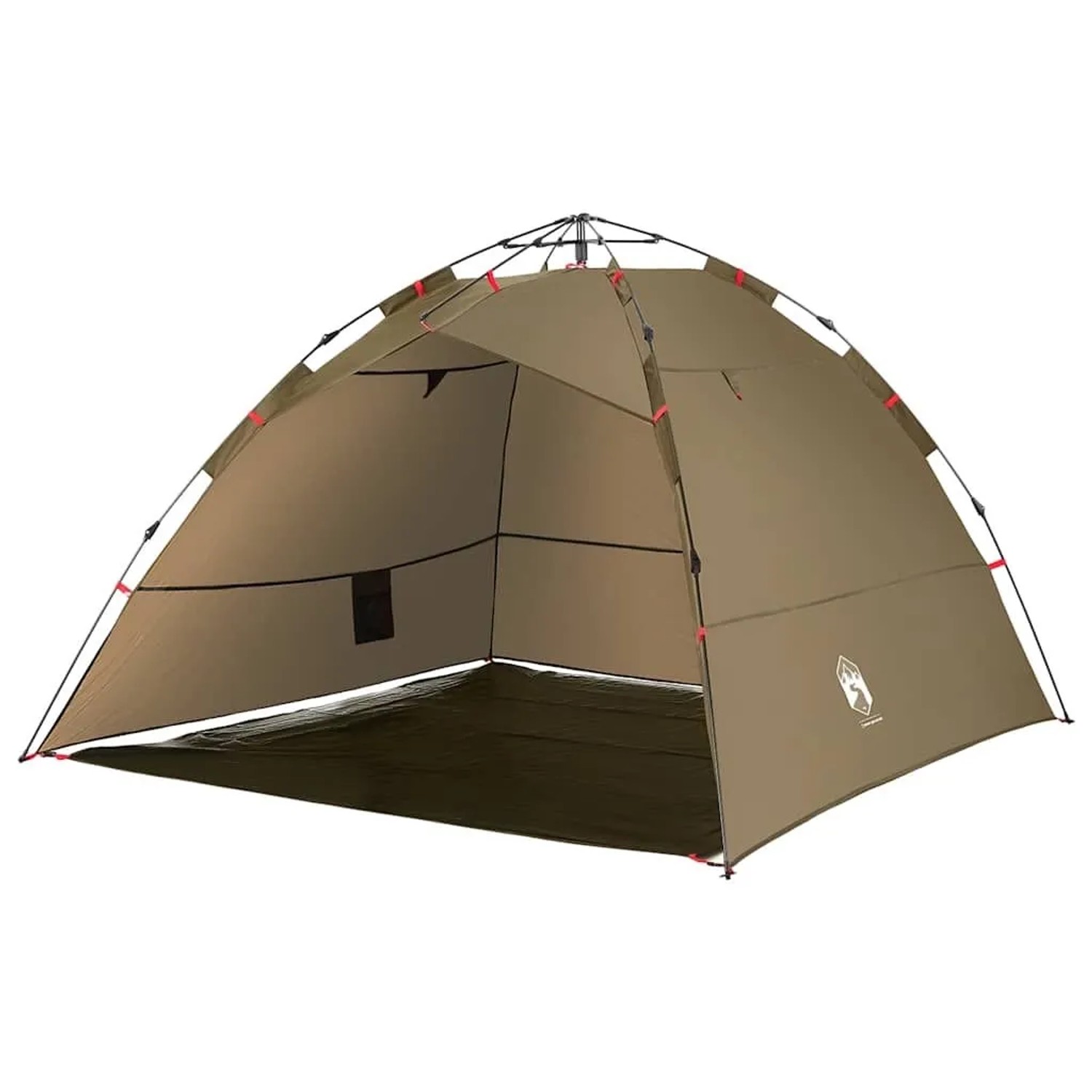 vidaXL Angelzelt 4 Personen Olivgrün Quick Release 4005323