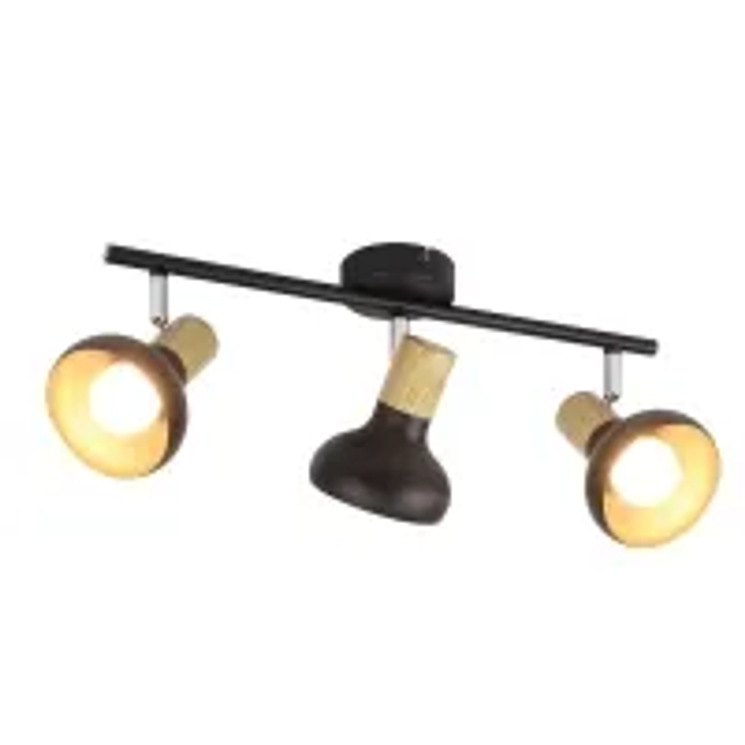 NETTLIFE Deckenstrahler aus Eisen Schwarz-2