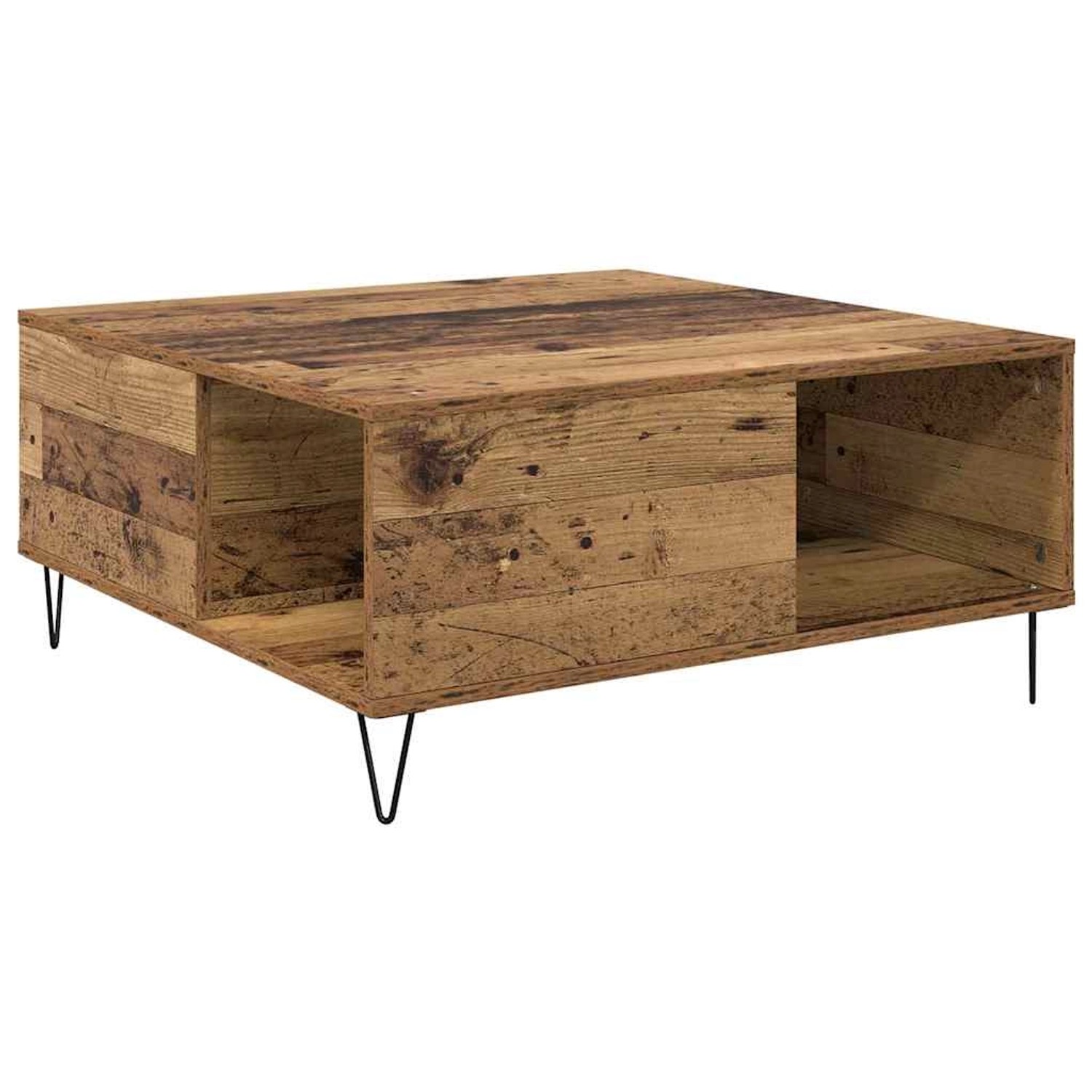 vidaXL Couchtisch Altholz 80 x 80 x 36,5 cm Holzwerkstoff 881666 günstig online kaufen
