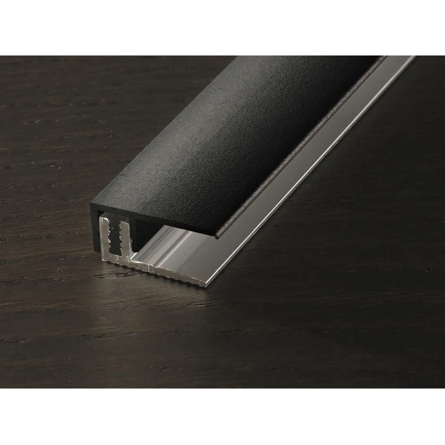 Proline Abschlussprofil Provario Universal Aluminium Schwarz Matt