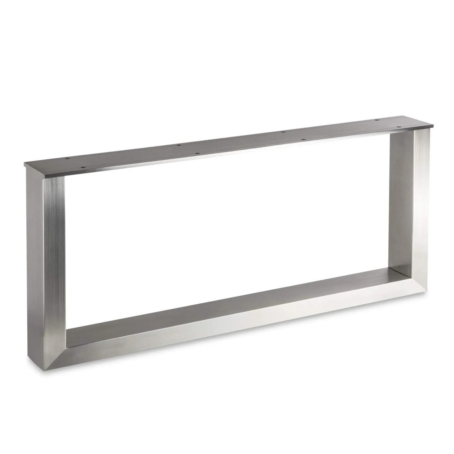 SOTECH Tischgestell KUFE Echt Edelstahl Höhenverstellbar Höhe 400 mm Tiefe 800 mm