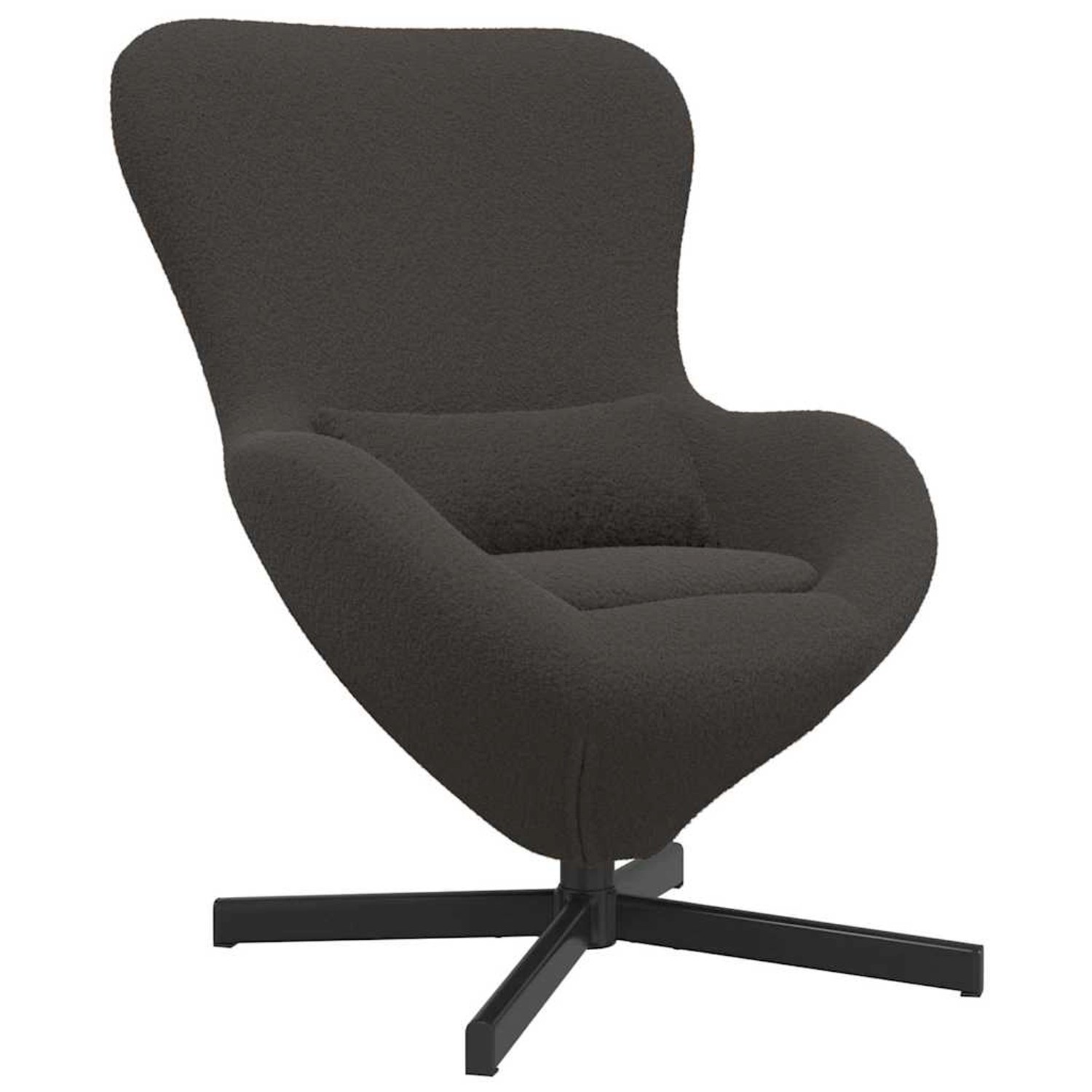 vidaXL Eiersessel Dunkelgrau 63 x 73 x 90 cm 42002771 günstig online kaufen