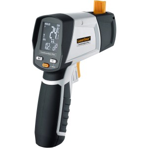 Laserliner CondenseSpot Plus Infrarot-Thermometer zur Temperatur- und Feuchtigkeitsmessung.