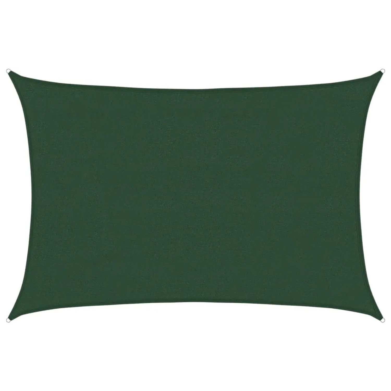 vidaXL Sonnensegel 160 g/m² Dunkelgrün 4x5 m HDPE 311463