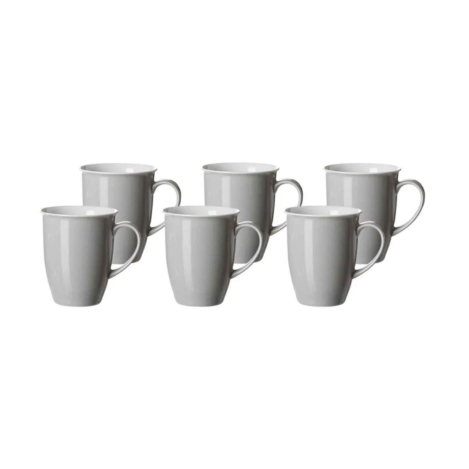 Ritzenhoff & Breker DOPPIO Kaffeebecher 320 ml 6er Set Grau