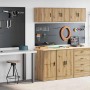 vidaXL Garagenschränke 2 Stk Artisan-Eiche Holzwerkstoff 3328304_2