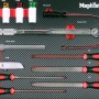 Werkzeug-Set im Mephisto Werkzeugwagen: Drehmomentschlüssel, Feilen, Schraubendreher, Messschieber und mehr.