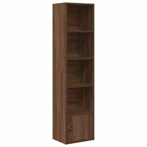 vidaXL Bücherregal Braun Eichen-Optik 31x24x127 cm Holzwerkstoff 860352