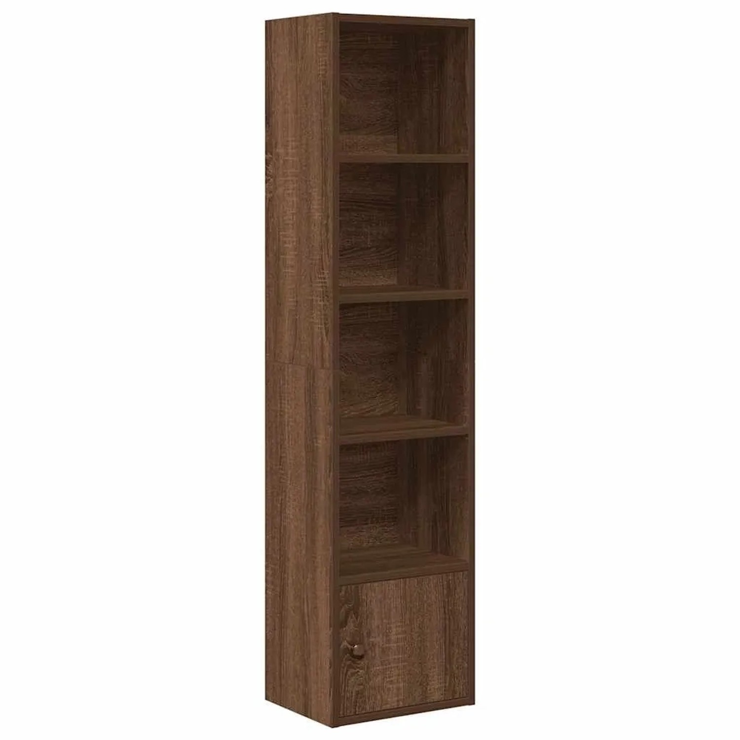 vidaXL Bücherregal Braun Eichen-Optik 31x24x127 cm Holzwerkstoff 860352 günstig online kaufen
