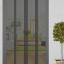 Lamellenvorhang Tür, 120x250 cm, Insektenschutz mit teleskopierbarem, anthrazitfarbenem Rahmen.