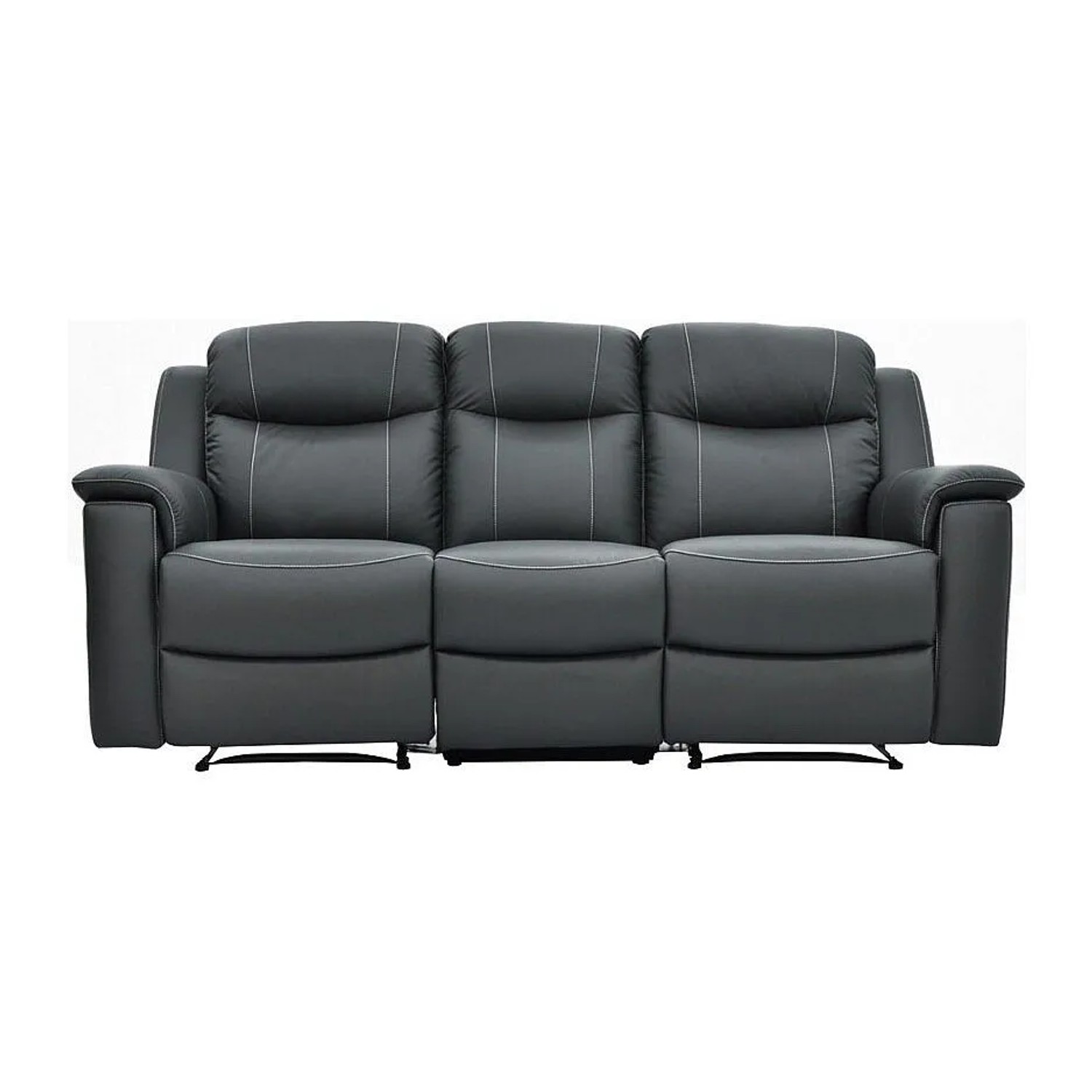 Vente-unique Relaxsofa Evasion Anthrazitgrau 205 cm
