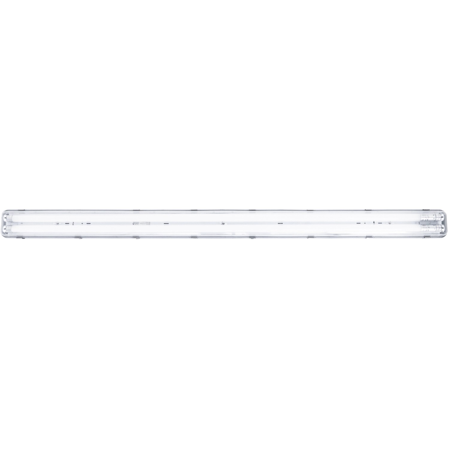 LED-Wannenleuchte 2 x 20,5 W 200 lm 4000 K 150 cm Grau günstig online kaufen