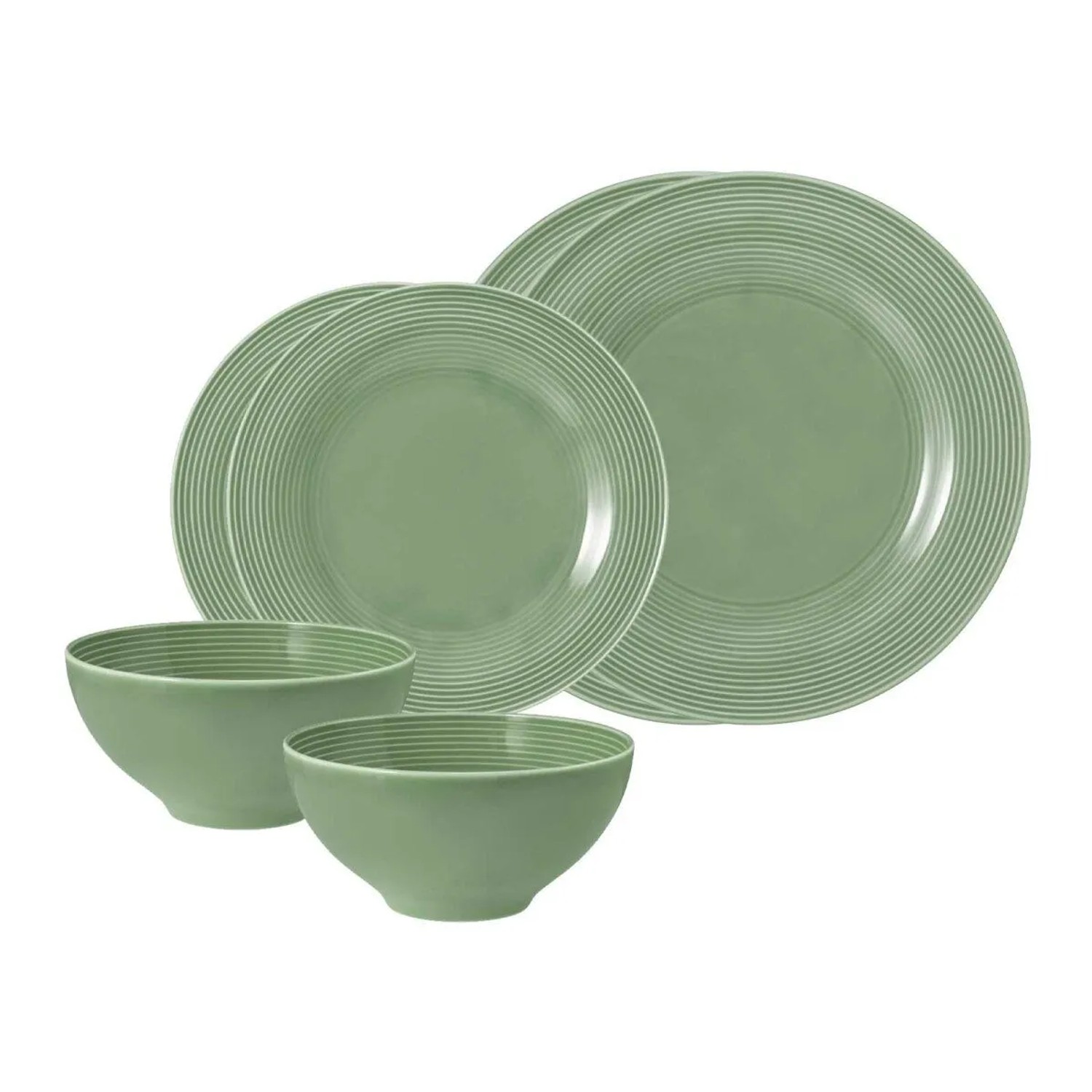 Seltmann Weiden Beat Color Glaze Basic-Set 6-teilig Salbeigrün