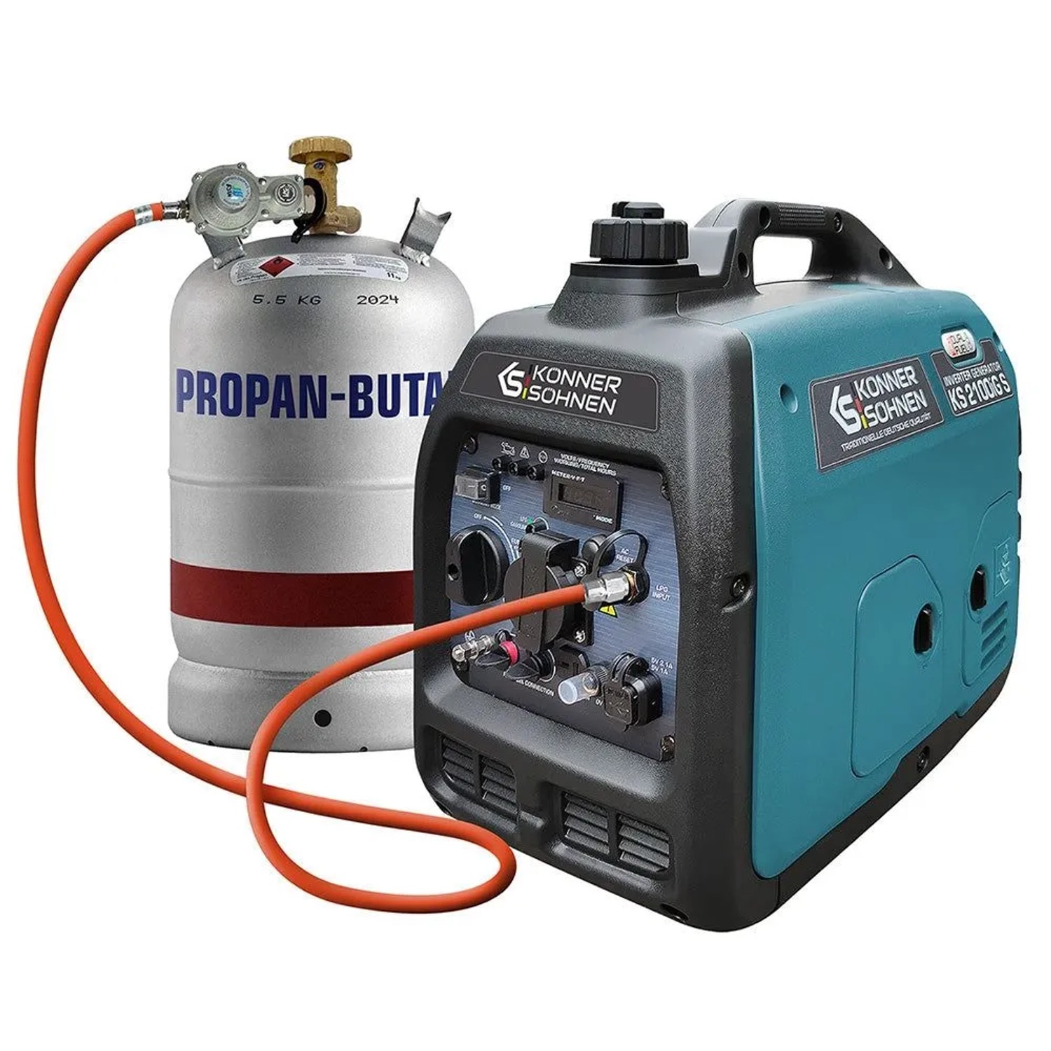 Könner & Söhnen LPG/Benzin-Inverter-Generator KS 2100iG S